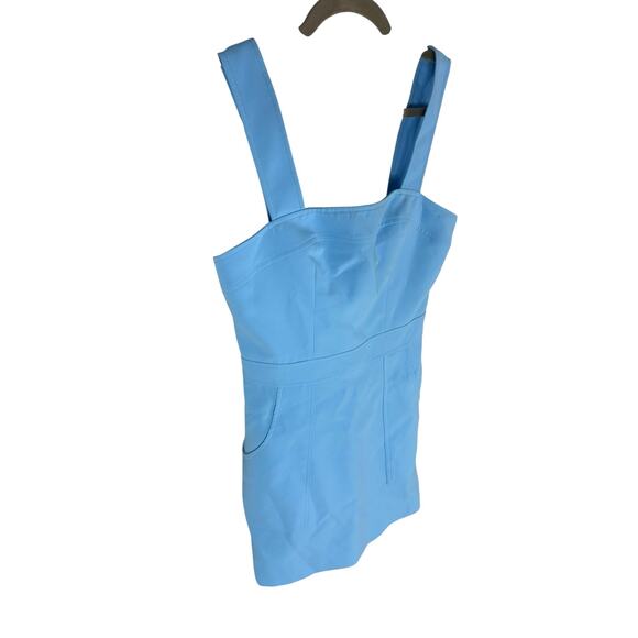 Amanda Uprichard Ace Mini Dress Square Neck Party Cocktail Beachy Pacific Size S - Picture 5 of 10